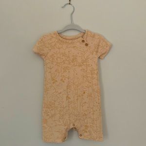 Red Caribou Jungle One Piece Short Sleeve 3-6m